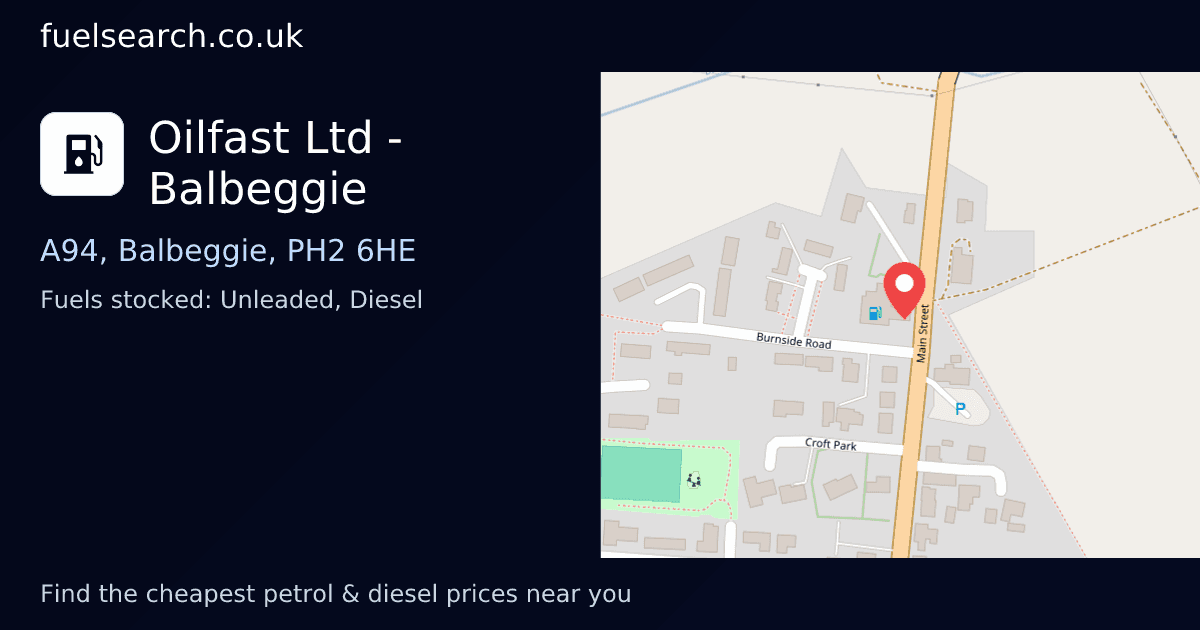 Oilfast Ltd - Balbeggie Fuel Prices in Balbeggie | Petrol & Diesel ...
